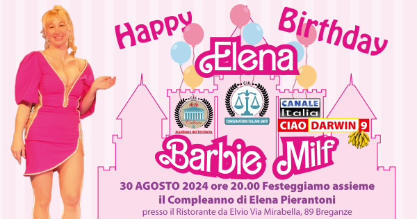 ACET - Happy Birthday Elena Pierantoni